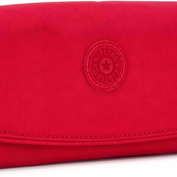 Money Land RFID Wallet Womens Red Rouge Polyester Organizer Travel Secure - Picture 5 of 9